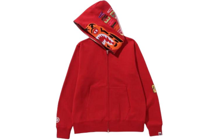 BAPE Tiger Full-Zip Hoodie Jacket Long Sleeve Fit 1K30-115-006 圖 4