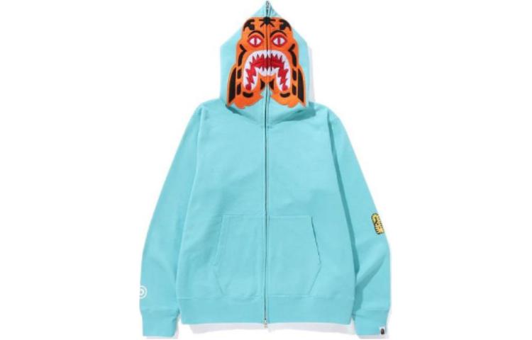 BAPE Tiger Full-Zip Hoodie Jacket Long Sleeve Fit 1K30-115-006 圖 5