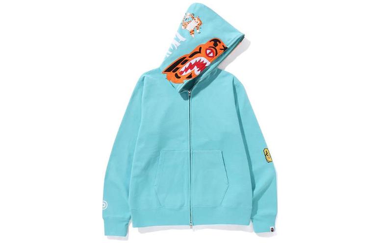BAPE Tiger Full-Zip Hoodie Jacket Long Sleeve Fit 1K30-115-006 圖 6
