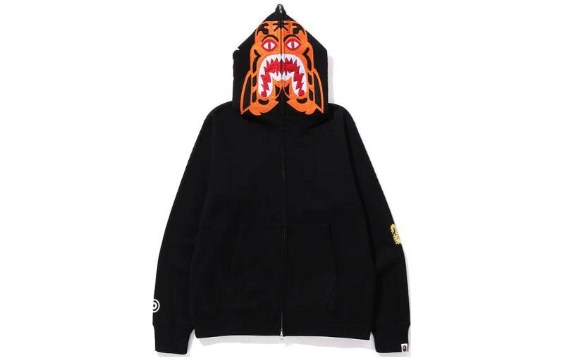 BAPE Tiger Full-Zip Hoodie Jacket Long Sleeve Fit 1K30-115-006 圖 8