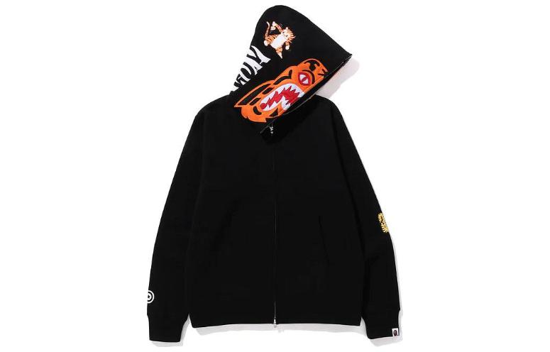 BAPE Tiger Full-Zip Hoodie Jacket Long Sleeve Fit 1K30-115-006 圖 9