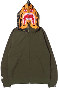 베이프 타이거 풀집업 후디 (21FW) 올리브드랍
Lookbook 베이프 타이거 풀집업 후디 (21FW) 올리브드랍