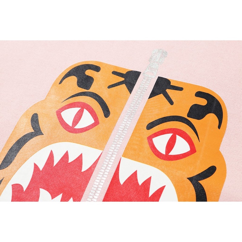Lookbook Bape Tiger Heavy Weight Crewneck Pink