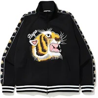 BAPE Tiger Jersey Top Tiger Print Zip Jacket Unisex 1G30-113-012 BAPE Tiger Jersey Top Tiger Print Zip Jacket Unisex 1G30-113-012