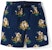 Bape Tiger Pattern Shorts Navy