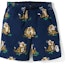 Buy Bape Tiger Pattern Shorts Navy