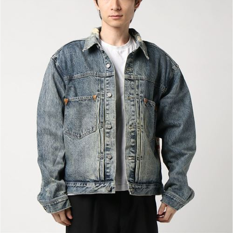 BAPE Tiger Washed Denim Jacket Unisex Blue Denim 1F20-140-026 圖 4