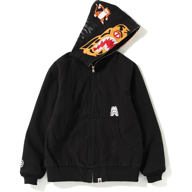 Buy Chaqueta Hoodie Negra Bape Tiger Work
