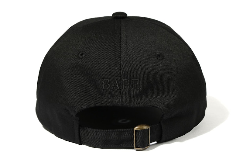 Order BAPE Topi Hitam Tonal Ape Head One Point Panel