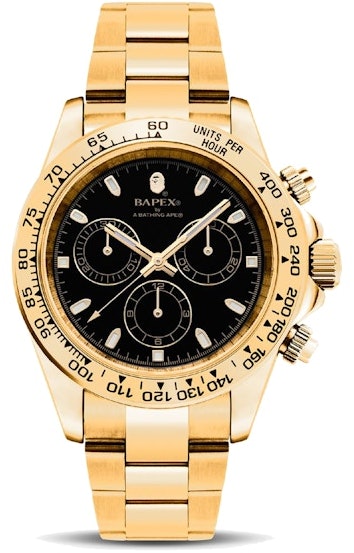 bape-type-4-bapex-watch-gold-black
