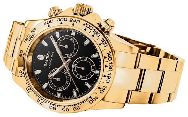 BAPE Type 4 BAPEX Watch Gold/Black Order BAPE Type 4 BAPEX Watch Gold/Black