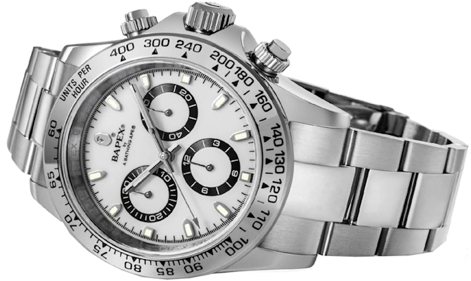 BAPE Type 4 BAPEX Watch Silver/White Order BAPE Type 4 BAPEX Watch Silver/White