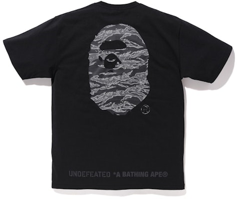 BAPE UNDEFEATED 5 Strikes Tee Black Order BAPE UNDEFEATED 5 Strikes Tee Black