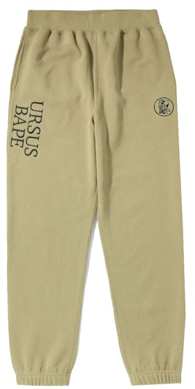 bape-ursus-sweatpants-beige