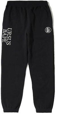 BAPE Ursus Sweatpants Black Buy BAPE Ursus Sweatpants Black