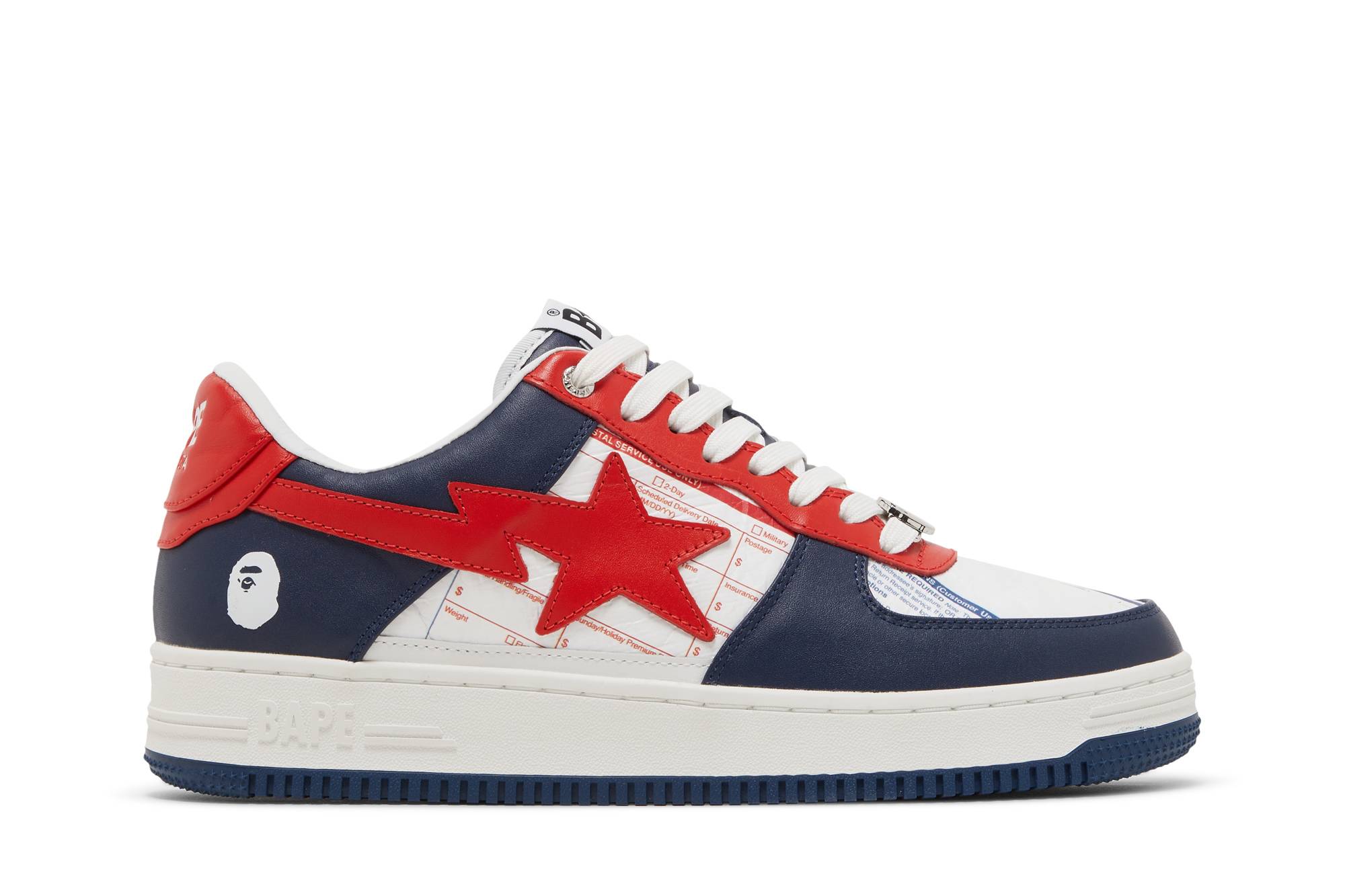 BAPE USPS x Bapesta 'Priority Mail Express Label' 1I22191902