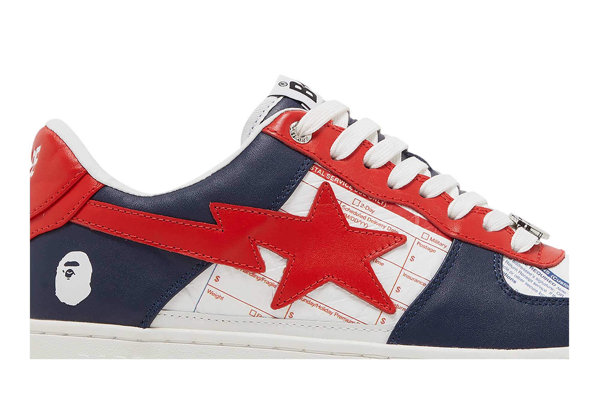 Order USPS x A BATHING APE STA 潮流 美國郵政 時尚板鞋 男款 白藍紅
