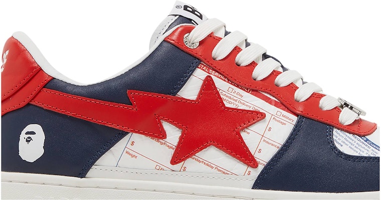 USPS x A BATHING APE STA 潮流 美國郵政 時尚板鞋 男款 白藍紅 Order USPS x A BATHING APE STA 潮流 美國郵政 時尚板鞋 男款 白藍紅