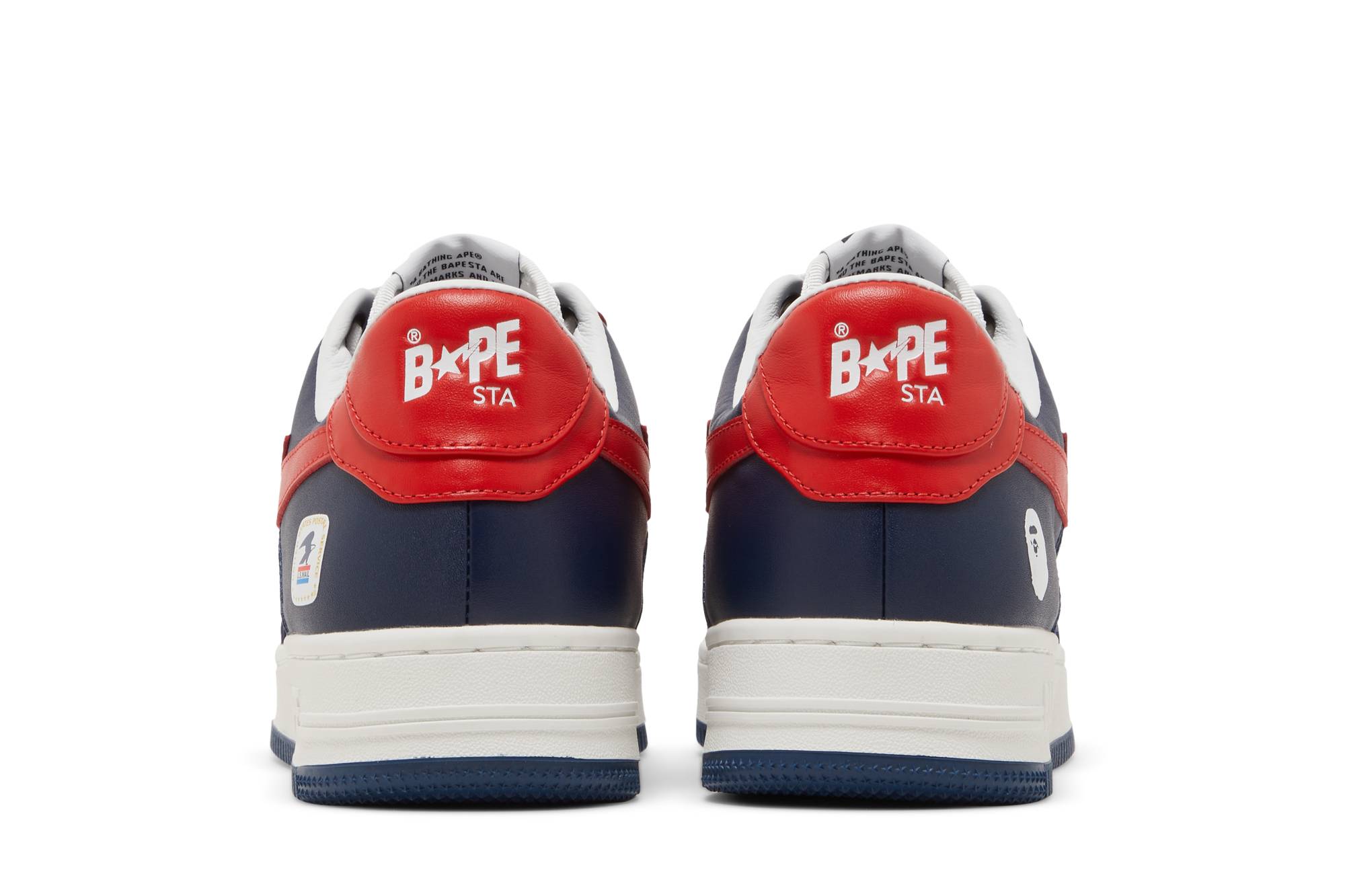 Details for USPS x A BATHING APE STA 潮流 美國郵政 時尚板鞋 男款 白藍紅