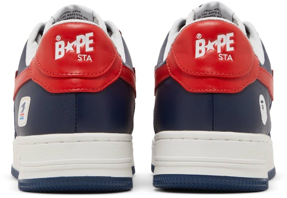 USPS x A BATHING APE STA 潮流 美國郵政 時尚板鞋 男款 白藍紅 Details for USPS x A BATHING APE STA 潮流 美國郵政 時尚板鞋 男款 白藍紅