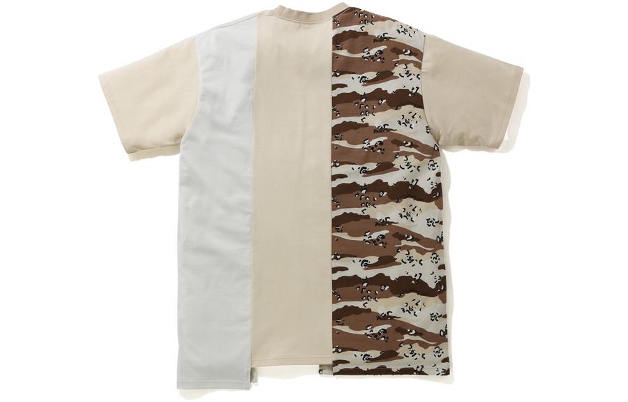 Lookbook BAPE 復古休閒字母印花短袖連帽洋裝。 0ZXDSW235506G