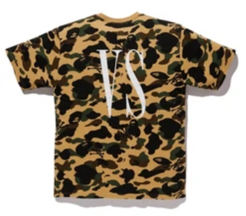 BAPE VS Mastermind Camo Tee Yellow 圖 2