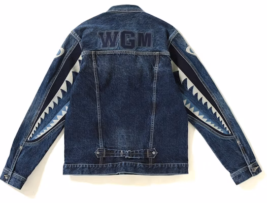 Bape Washed Denim Jacket Indigo Order Bape Washed Denim Jacket Indigo