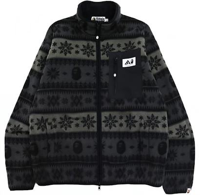 BAPE 冬季雪花寬鬆羊羔絨外套 1H80-113-002 Buy BAPE 冬季雪花寬鬆羊羔絨外套 1H80-113-002