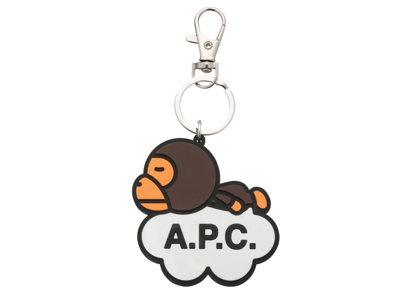 BAPE x A.P.C. Milo Keychain (FW22) 'Brown'