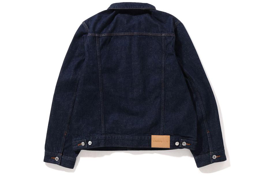 BAPE A.P.C. Reversible Camo Detachable Hood Denim Jacket Navy Unisex. 0ZXLJM140903I 圖 4