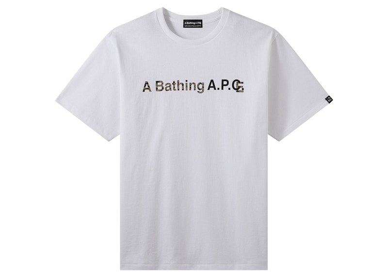 BAPE x A.P.C. Women's A Bathing Ape Wide T-Shirt (FW22) 'White'