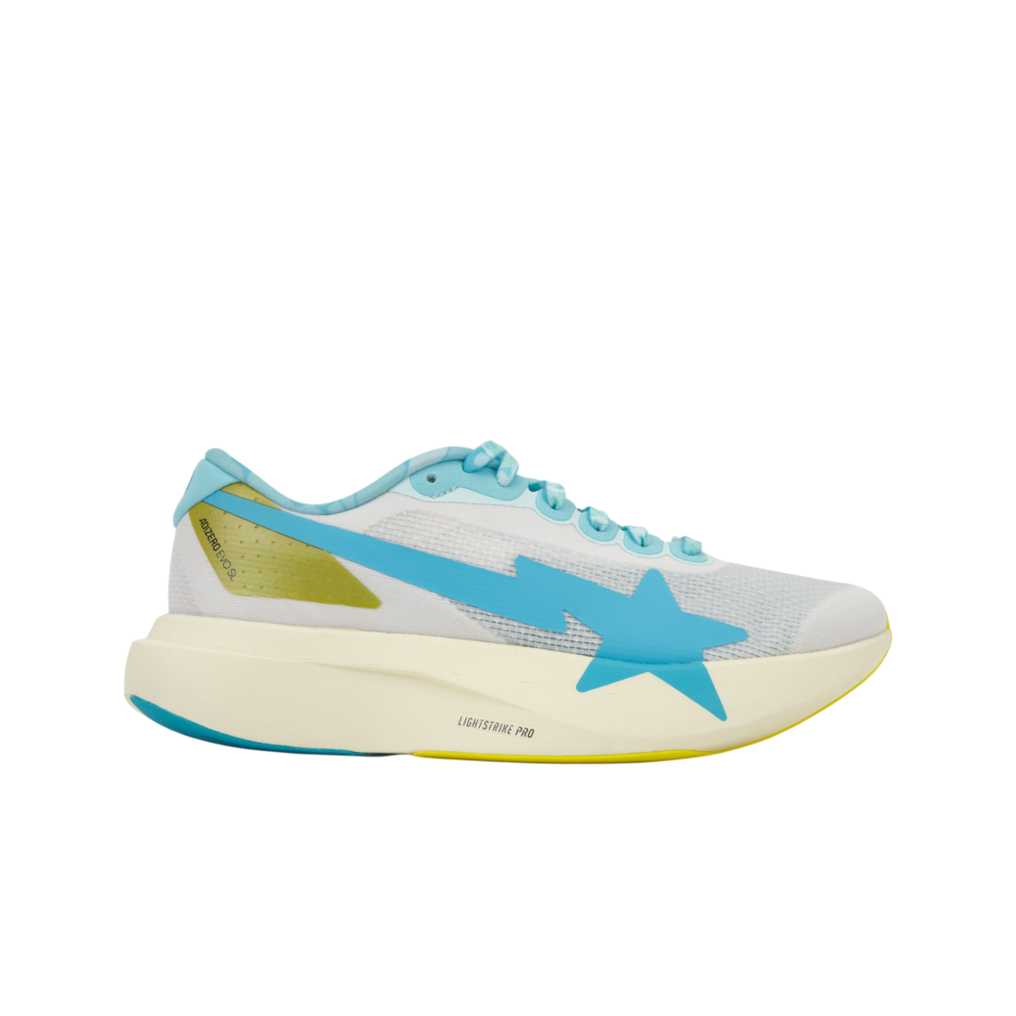 Buy BAPE x adidas Adizero EVO SL ''Blanco Rosa Azul Mismatch'' KJ5751