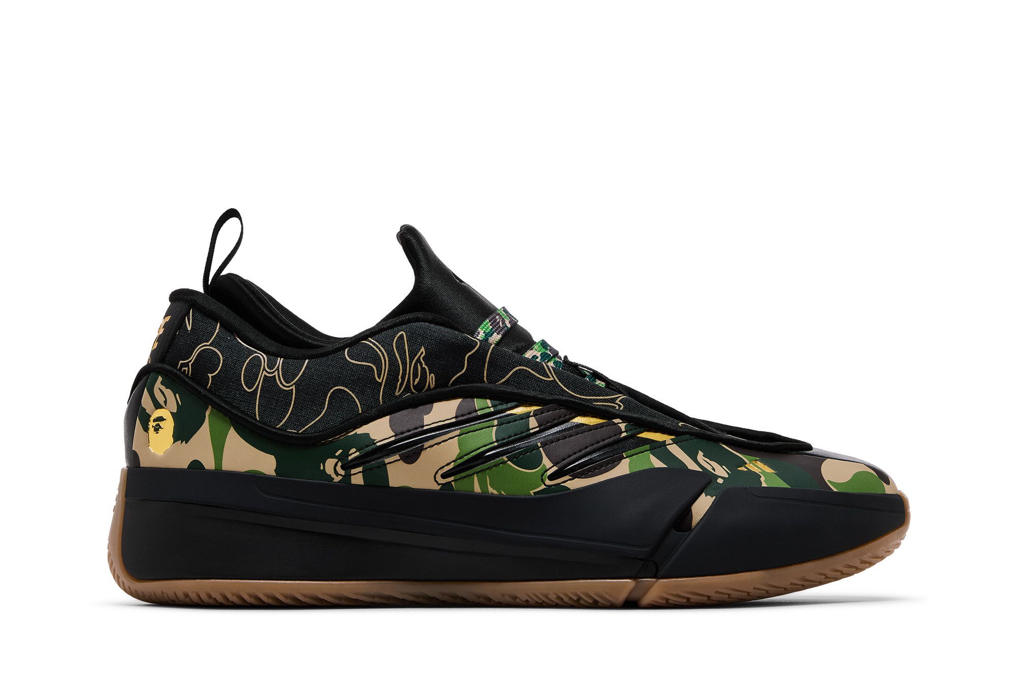BAPE x adidas Dame 9 'Black Green' JH6358