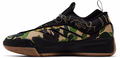 Shop BAPE x adidas Dame 9 '黑綠' JH6358