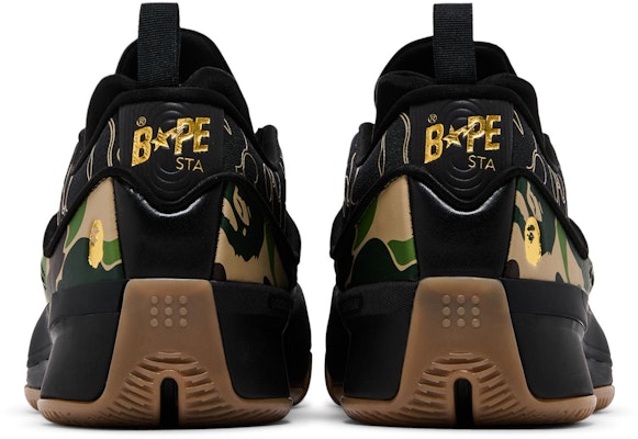 BAPE x adidas Dame 9 'Hitam Hijau' JH6358 Details for BAPE x adidas Dame 9 'Hitam Hijau' JH6358