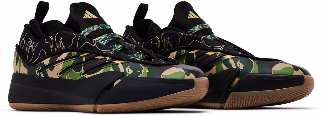 BAPE x adidas Dame 9 '黑綠' JH6358 1