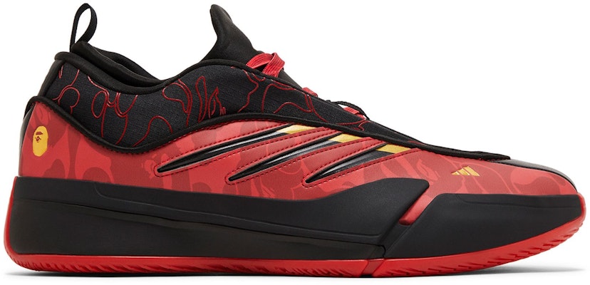 BAPE x adidas Dame 9 'Hitam Merah' IH0786 Buy BAPE x adidas Dame 9 'Hitam Merah' IH0786