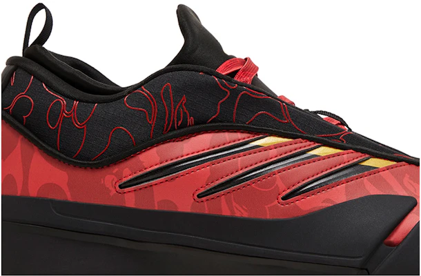 BAPE x adidas Dame 9 'Hitam Merah' IH0786 Shop BAPE x adidas Dame 9 'Hitam Merah' IH0786