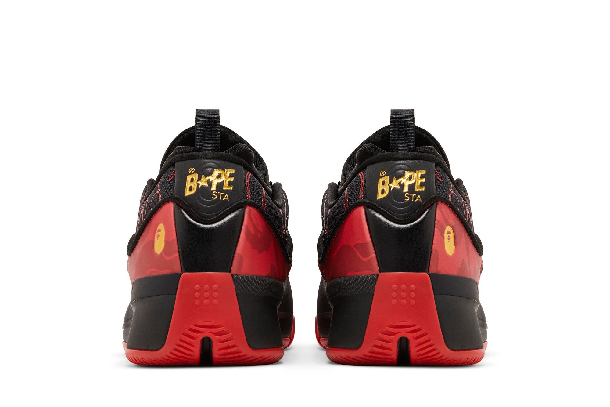 Cheap BAPE x adidas Dame 9 'Hitam Merah' IH0786