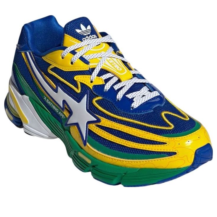 Lookbook BAPE x adidas Orketro「黃藍綠」 JQ2398