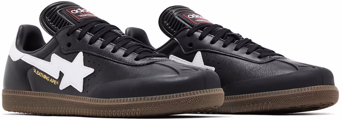 BAPE x adidas Samba 黑白膠底配色 JR9246 Cheap BAPE x adidas Samba 黑白膠底配色 JR9246