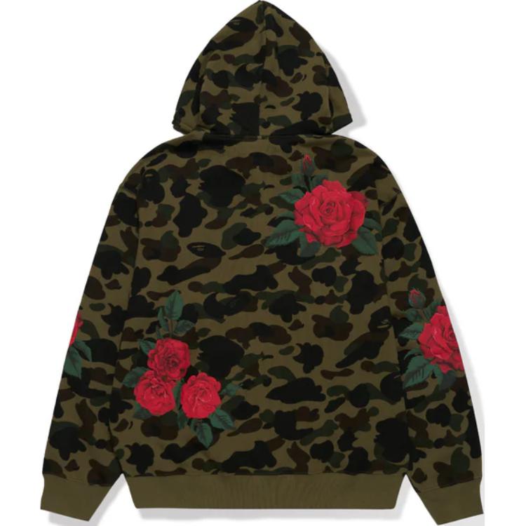 BAPE ASSC FW24 Camo Rose Full-Zip Hoodie Unisex. 1K73-115-903 圖 6
