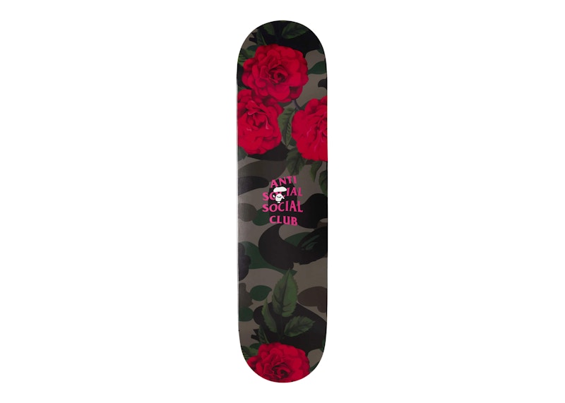 BAPE x Anti Social Social Club Skateboard Deck Multicolor