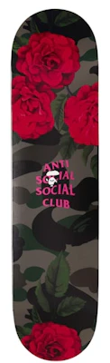 BAPE x Anti Social Social Club Skateboard Deck Multicolor Buy BAPE x Anti Social Social Club Skateboard Deck Multicolor