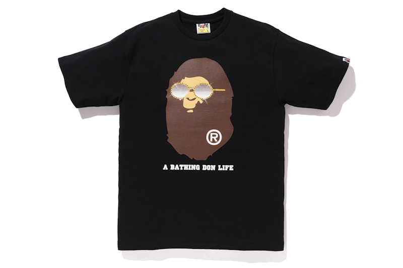 BAPE x Big Sean Swarovski Ape Head Tee Black