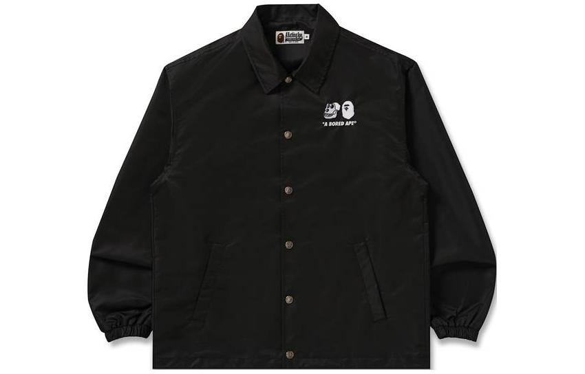 BAPE Bored Ape FW23 Ape Print Collared Button Jacket Unisex 0ZXLJM140907L