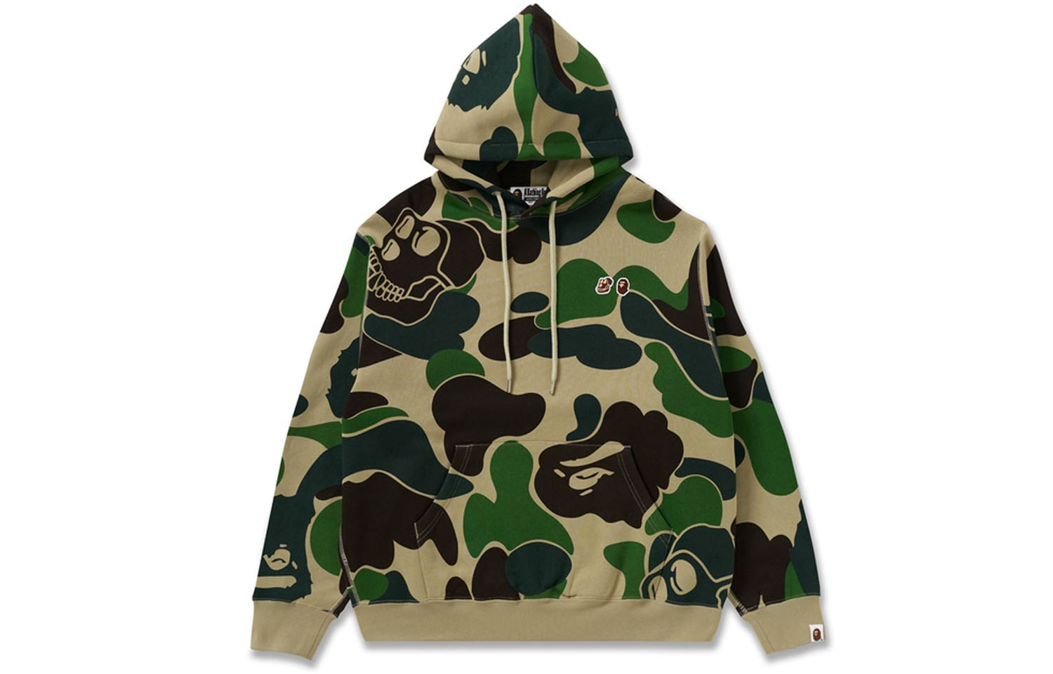 BAPE Bored Ape FW23 Camo Ape Head Hoodie Unisex Collaboration 0ZXSWM114913L