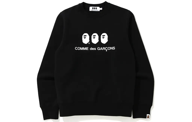 BAPE CDG Ape Head Logo Crewneck Sweatshirt Unisex BAPE-CDG-6