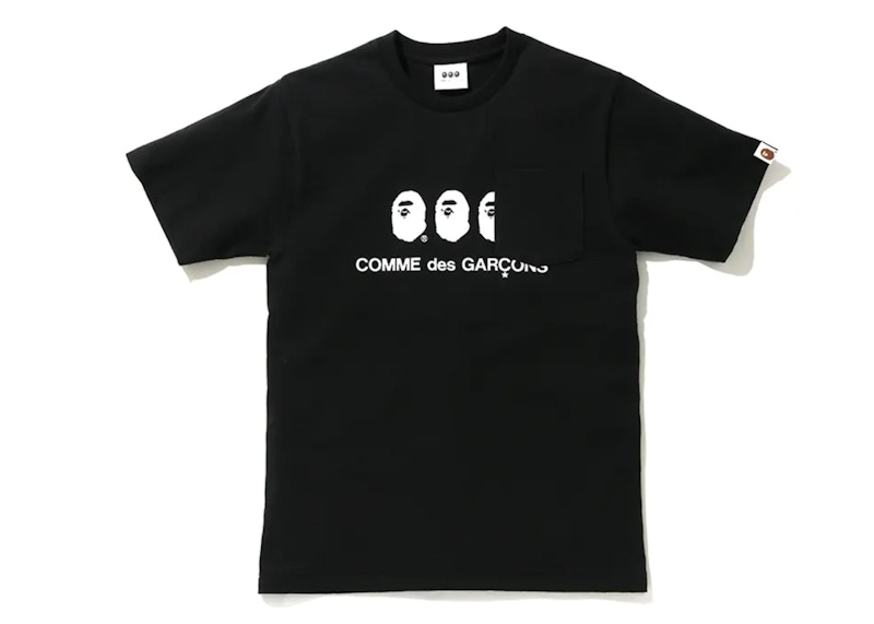 BAPE x CDG Osaka Pocket Tee Black