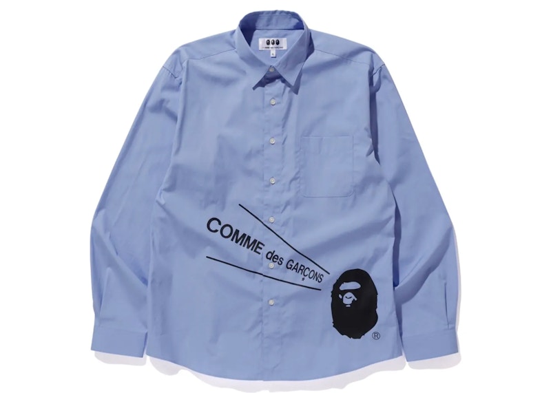 Buy BAPE x CDG Osaka Shirt #2 Blue
